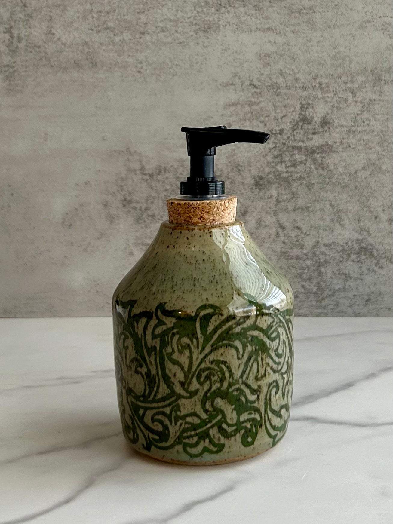 Botanic Soap Dispenser - Green