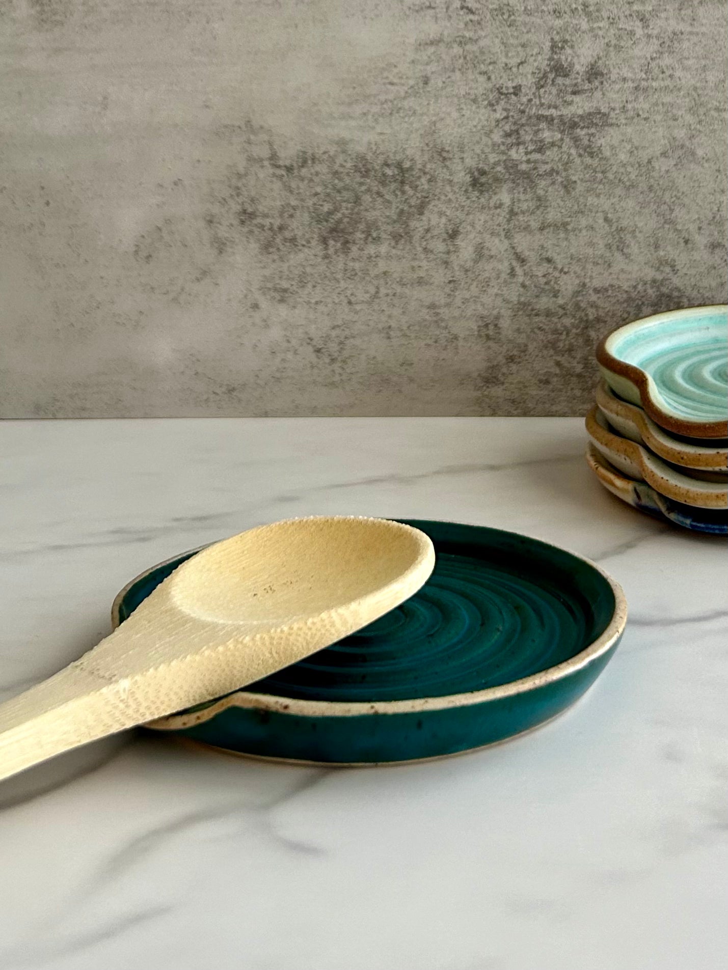 Emerald Spoon Rest