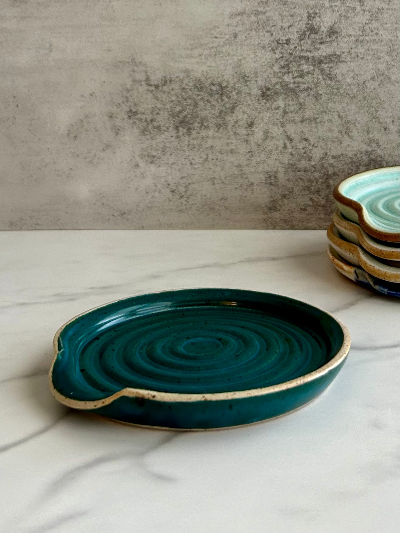 Emerald Spoon Rest