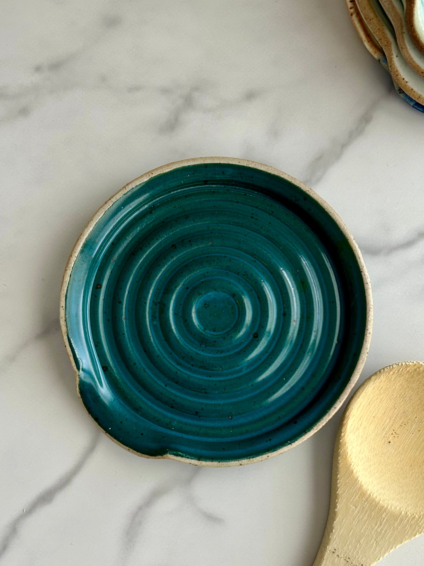 Emerald Spoon Rest